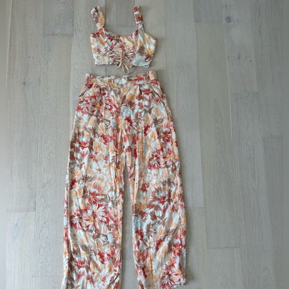 ABERCROMBIE a&f floral linen set - Picture 2 of 7